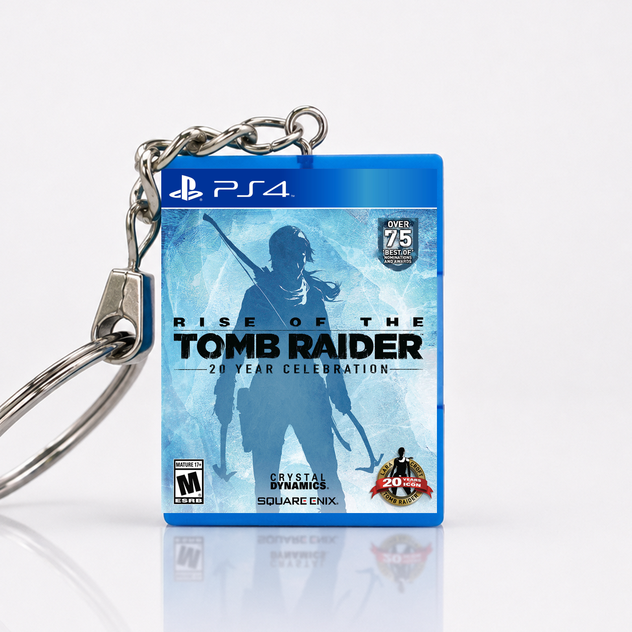 Rise of the Tomb Raider - PS4 Miniature Game Case Keychain