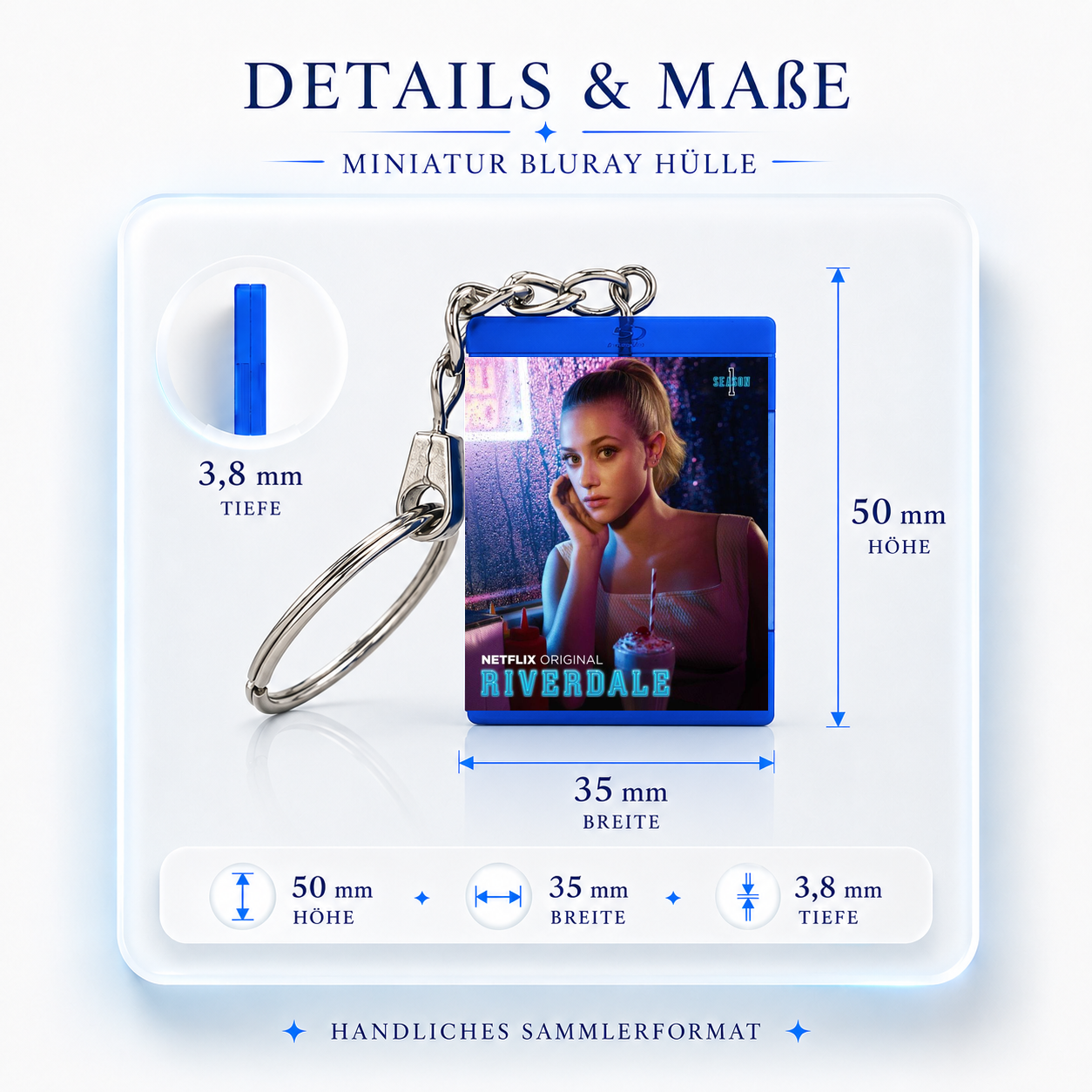 Riverdale - Series Miniature Blu-Ray Case Keychain