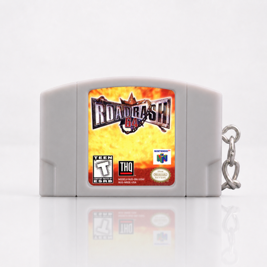 Road Rash 64 - N64 Miniatur Spielmodul Schlüsselanhänger