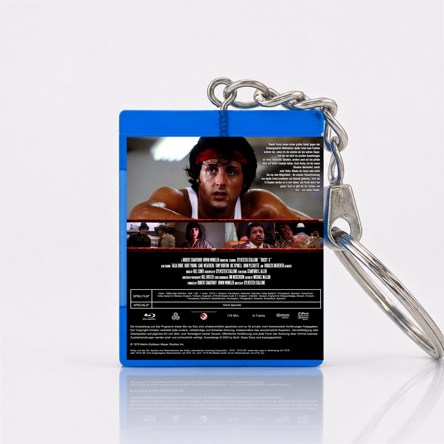 Rocky II - Film Miniature Blu-Ray Case Keychain