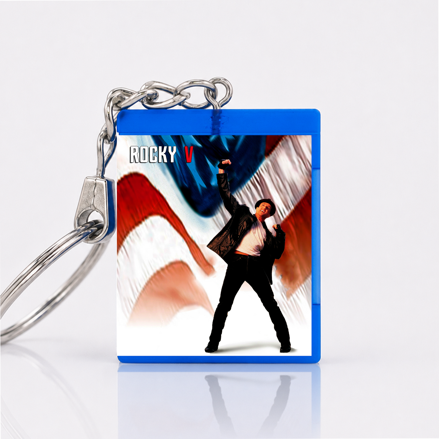 Rocky V - Film Miniatur Blu-Ray Hülle Schlüsselanhänger