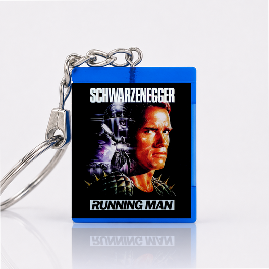 Running Man - Movie Mini Blu-Ray Case Keychain