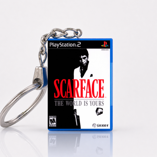 Scarface: The World is Yours - PS2 Miniatur Spielhülle Schlüsselanhänger