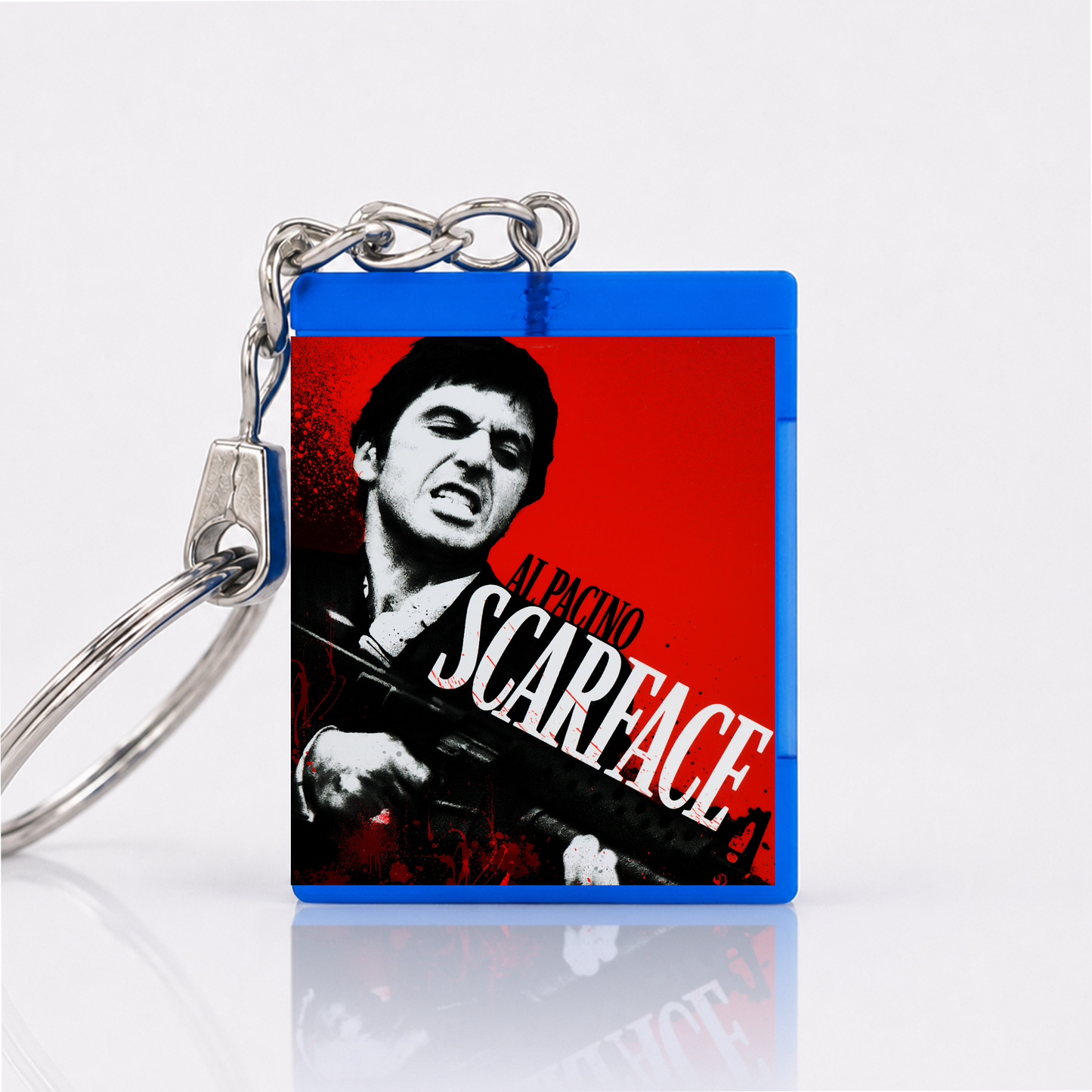 Scarface - Film Miniatur Blu-Ray Hülle Schlüsselanhänger