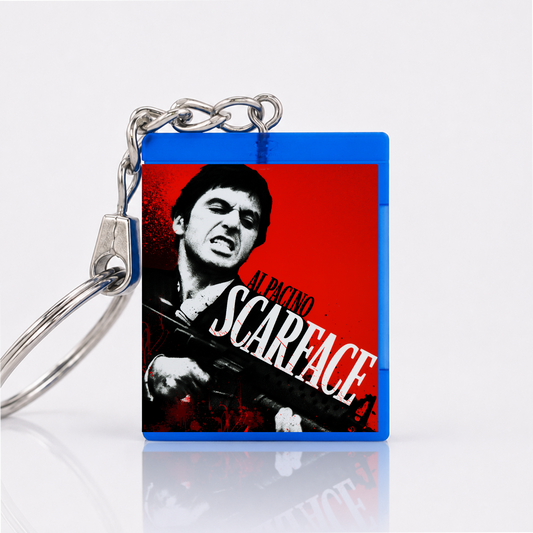 Scarface - Movie Miniature Blu-Ray Case Keychain