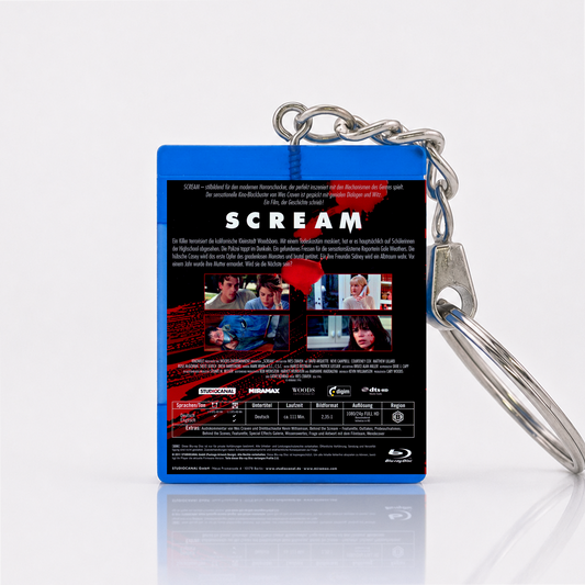 Scream - Film Miniature Blu-Ray Case Keychain