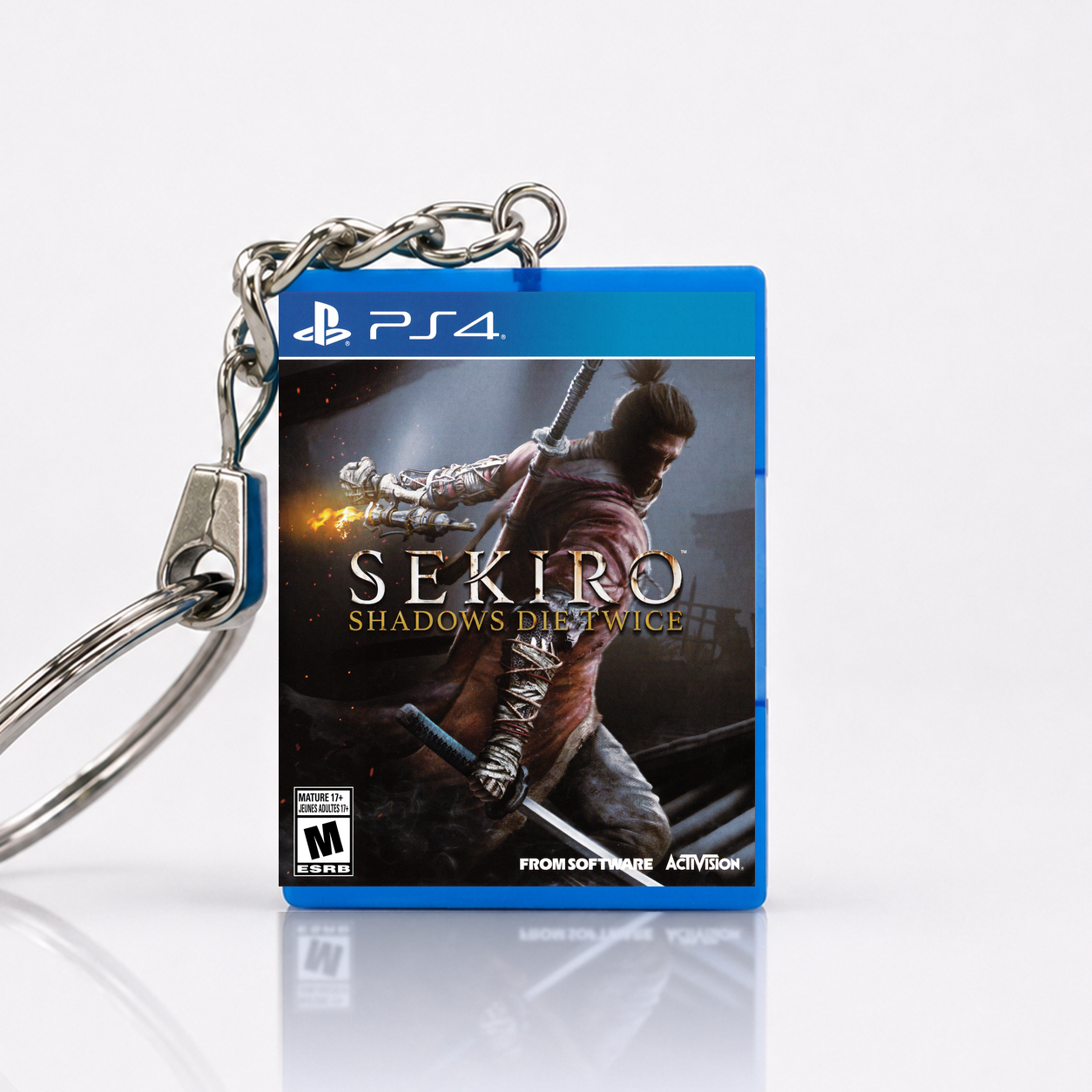 Sekiro: Shadows Die Twice - PS4 Miniatur Spielhülle Schlüsselanhänger