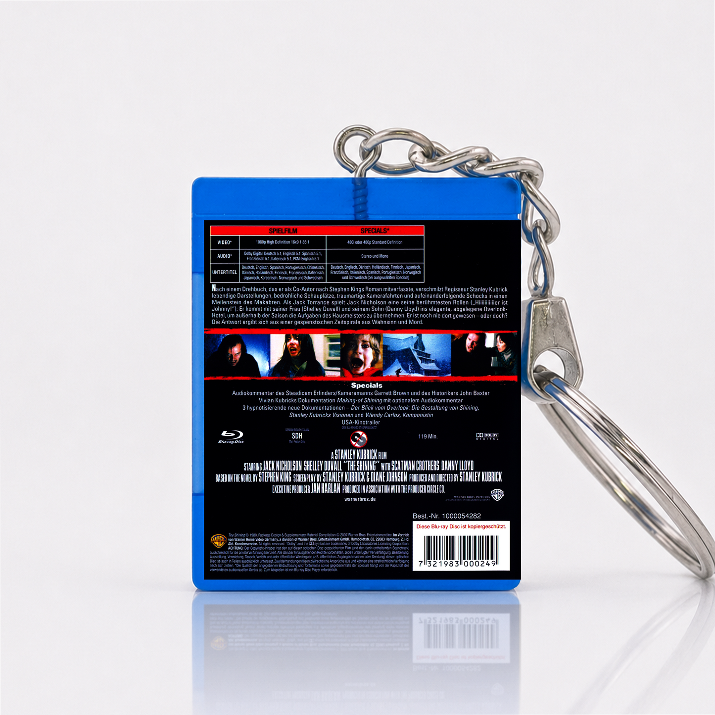 Shining - Film Miniatur Blu-Ray Hülle Schlüsselanhänger