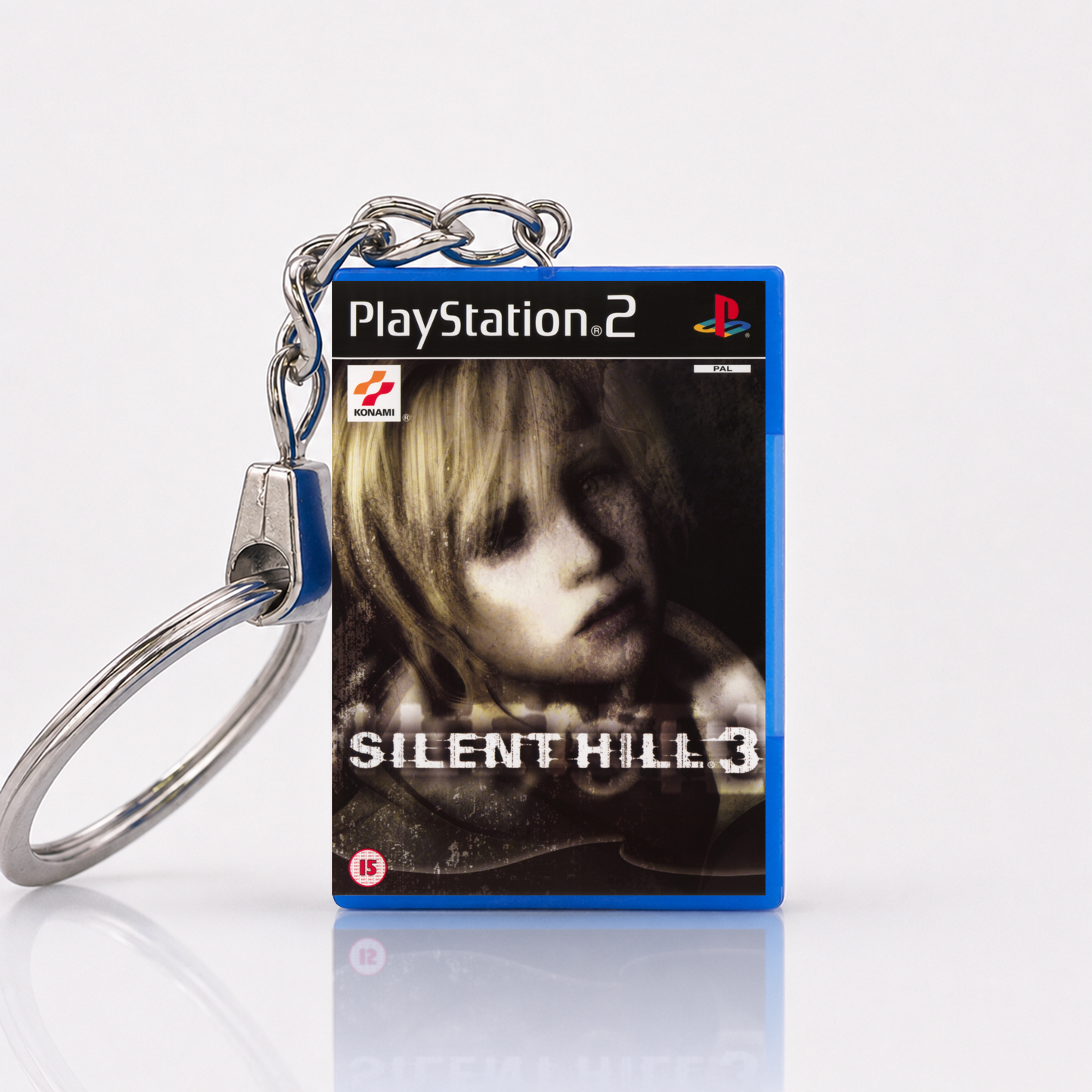 Silent Hill 3 - PS2 Miniature Game Case Keychain