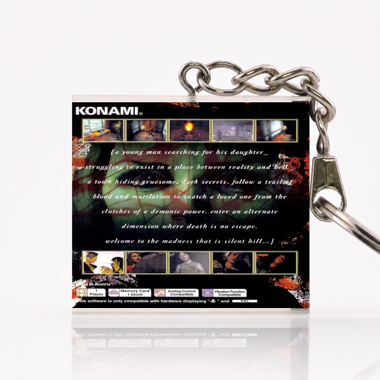 Silent Hill - PS1 Miniatur Spielhülle Schlüsselanhänger