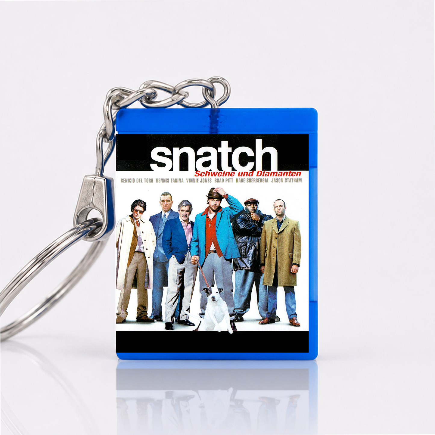 Snatch - Film Miniatur Blu-Ray Hülle Schlüsselanhänger