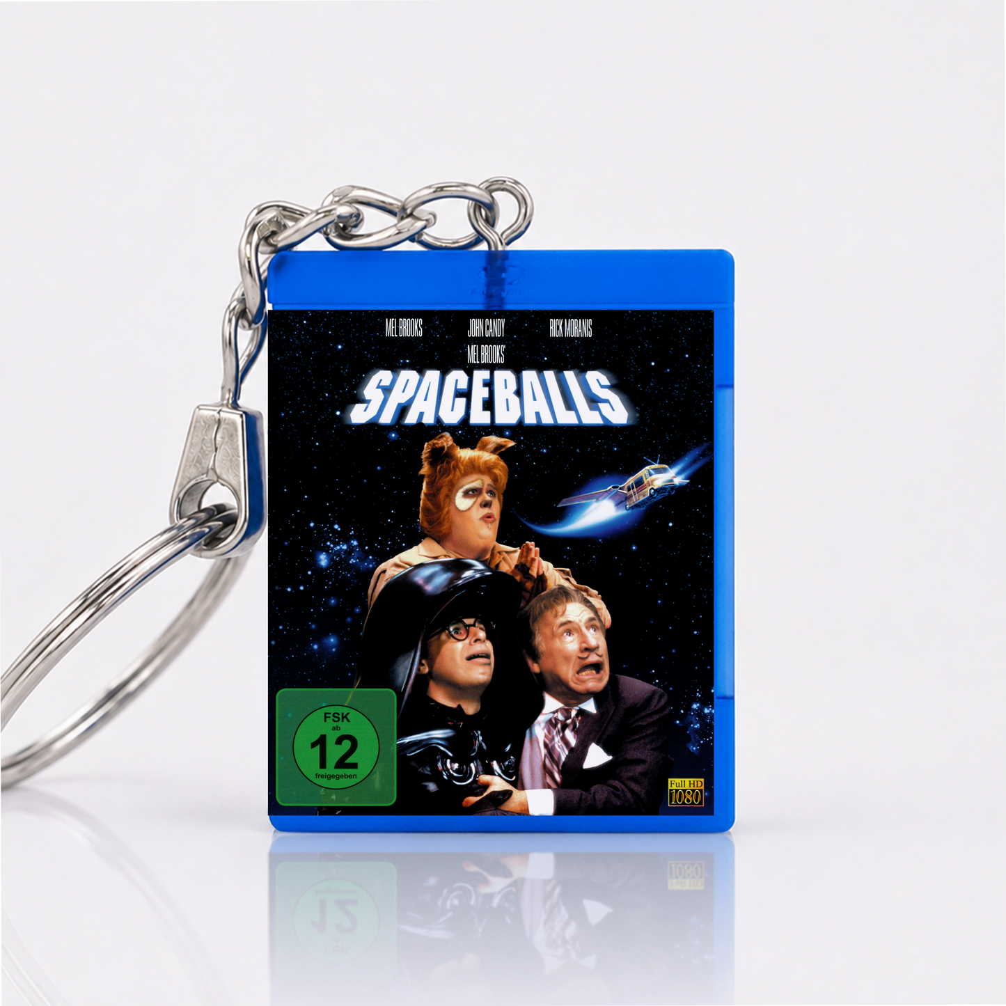 Spaceballs - Film Miniatur Blu-Ray Hülle Schlüsselanhänger