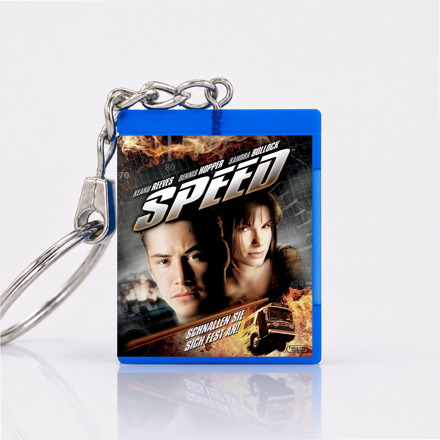 Speed - Film Miniatur Blu-Ray Hülle Schlüsselanhänger