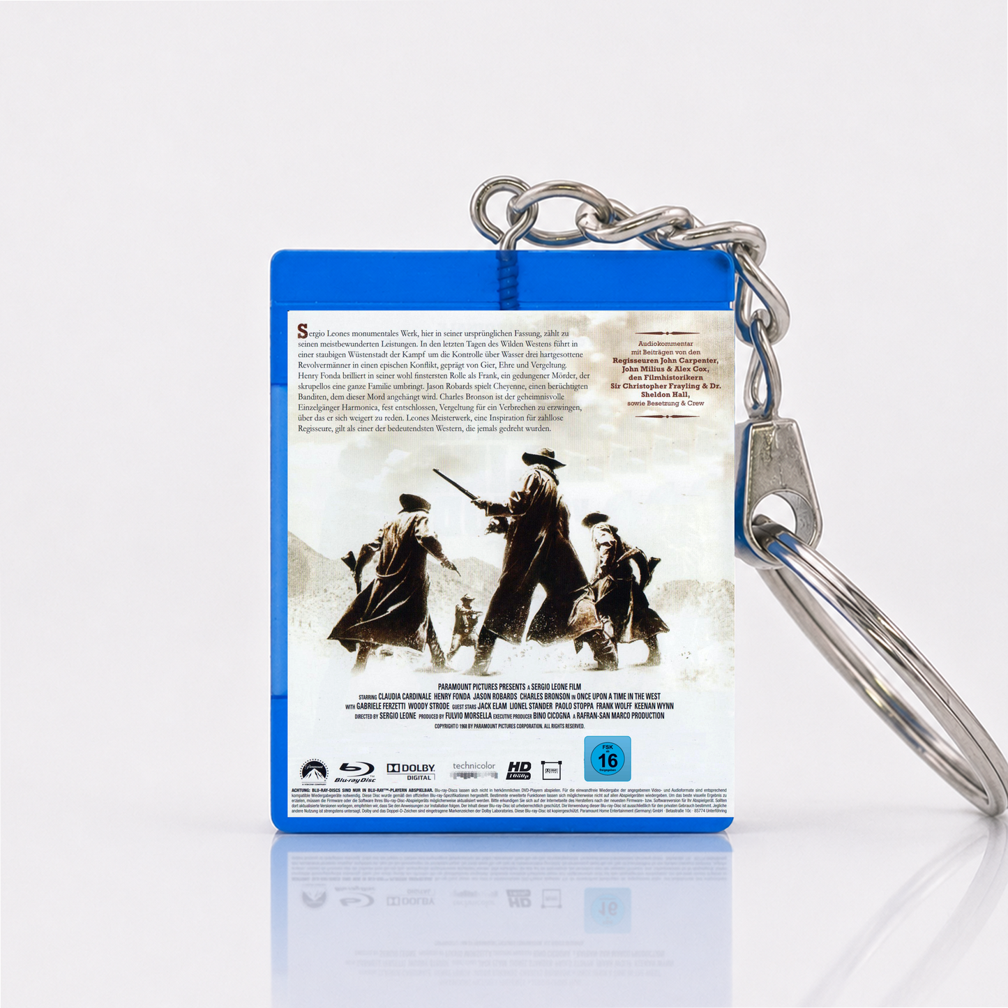 Spiel mir das Lied vom Tod - Film Miniatur Blu-Ray Hülle Schlüsselanhänger