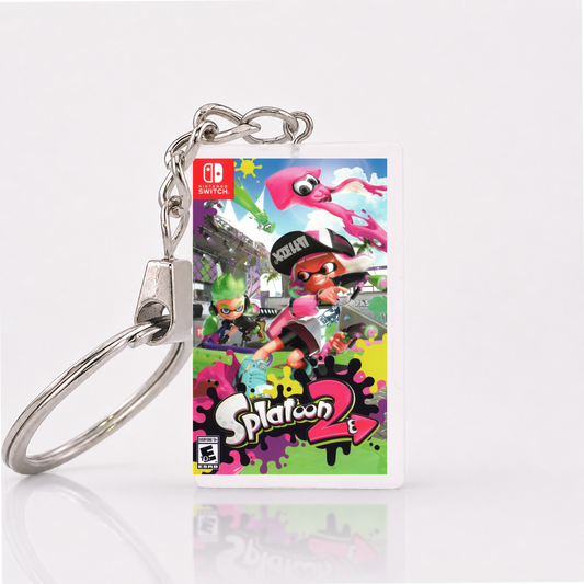Splatoon 2 - Switch Miniatur Spielhülle Schlüsselanhänger