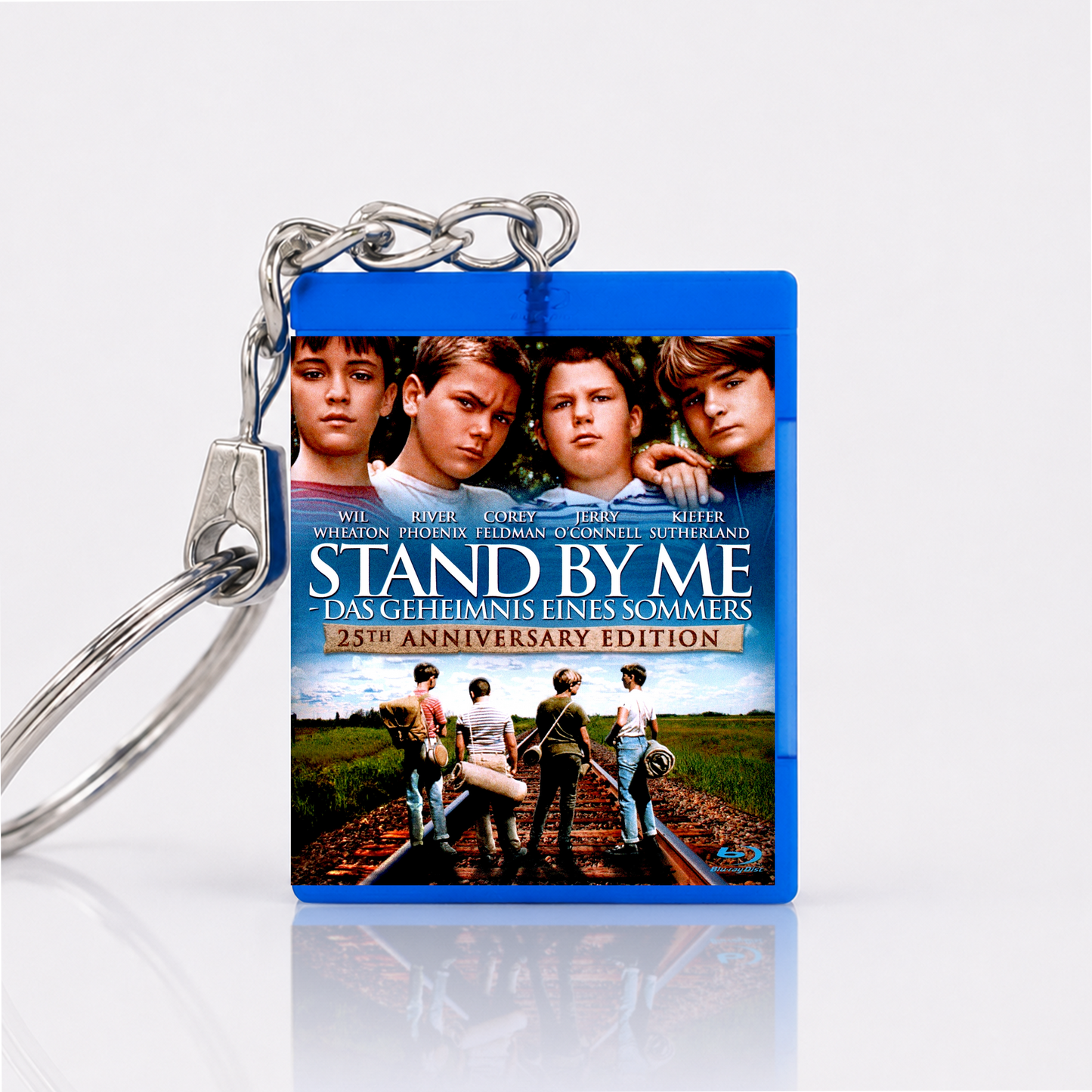 Stand by Me - Movie Miniature Blu-Ray Case Keychain