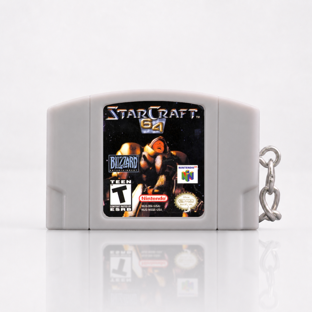 Star Craft 64 - N64 Miniatur Spielmodul Schlüsselanhänger