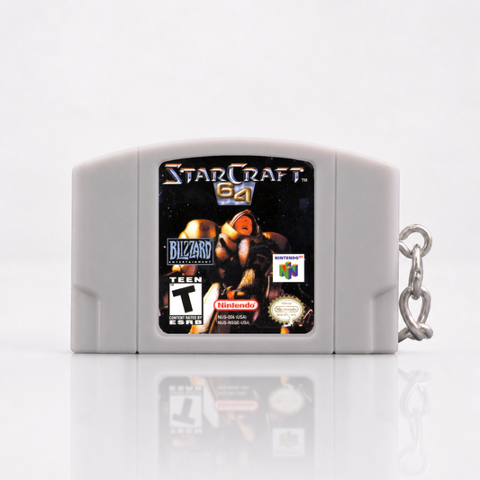 Star Craft 64 - N64 Miniatur Spielmodul Schlüsselanhänger