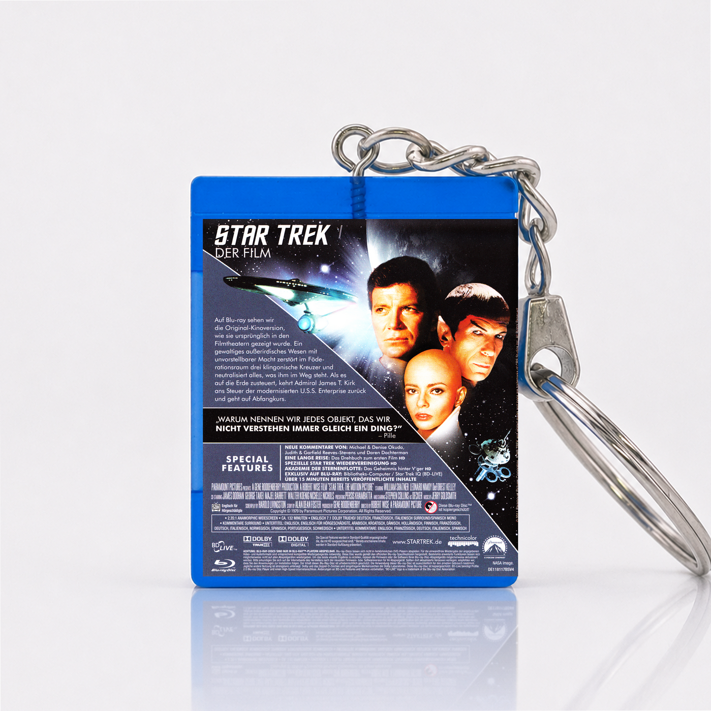 Star Trek: The Motion Picture - Film Miniature Blu-Ray Case Keychain