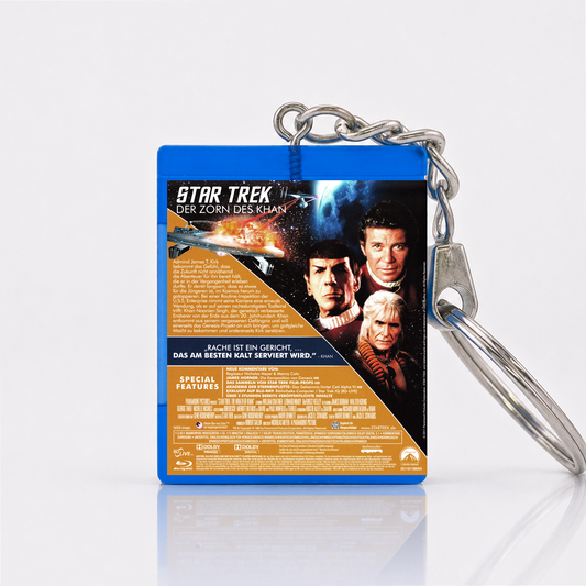 Star Trek: The Wrath of Khan - Movie Miniature Blu-Ray Case Keychain