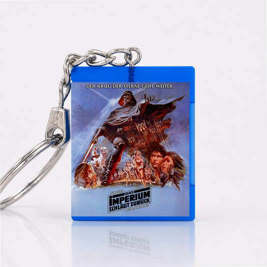 Star Wars: The Empire Strikes Back - Movie Miniature Blu-Ray Case Keychain