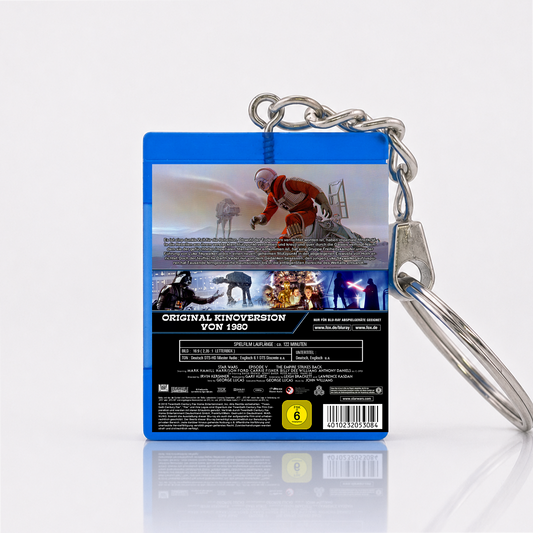 Star Wars: The Empire Strikes Back - Movie Miniature Blu-Ray Case Keychain