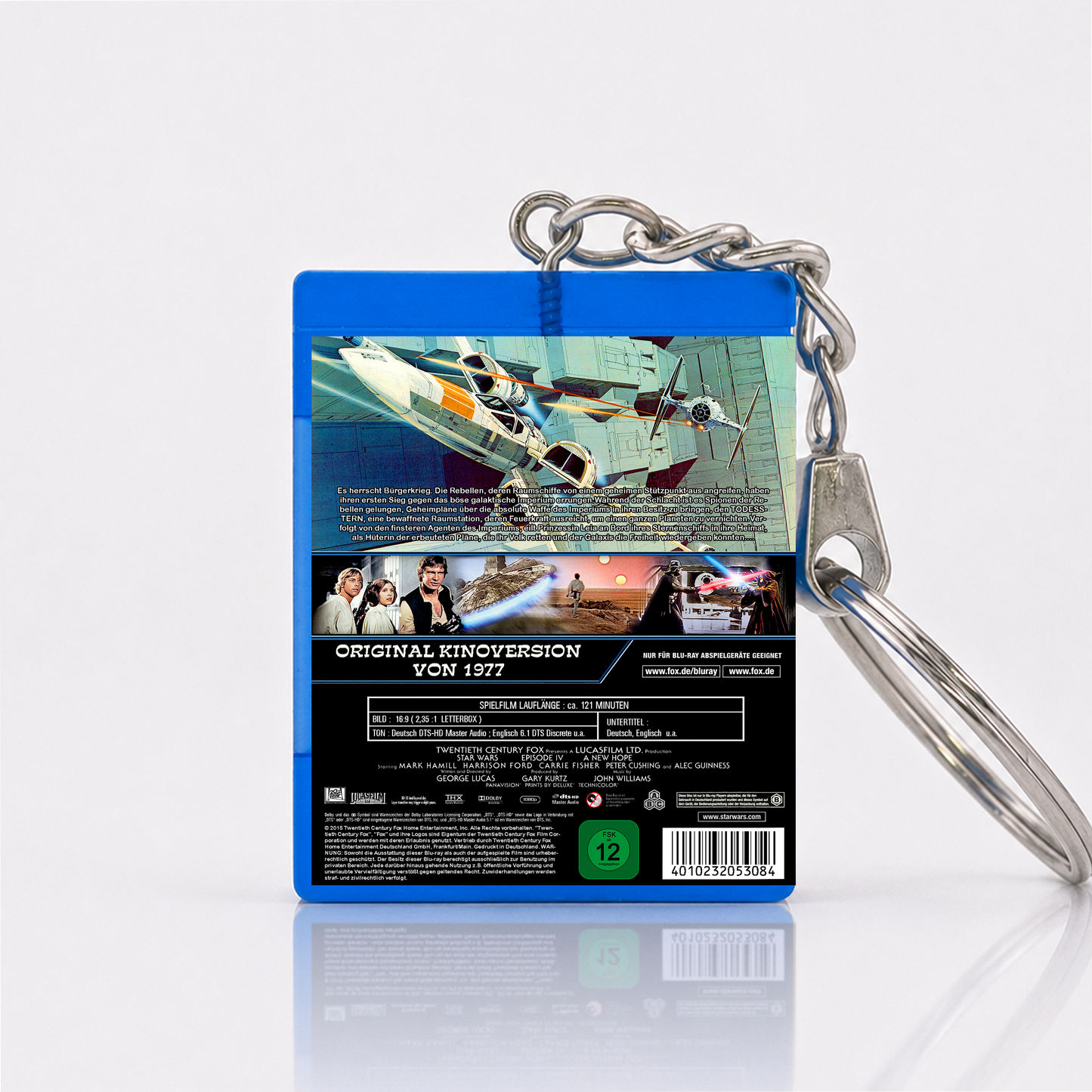 Star Wars: A New Hope - Movie Miniature Blu-Ray Case Keychain