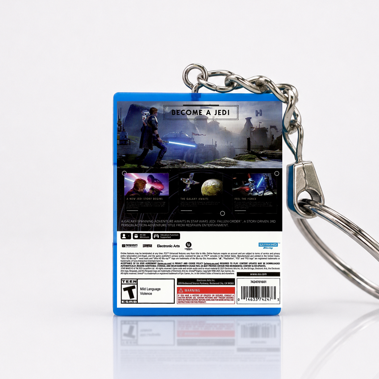 Star Wars Jedi: Fallen Order - PS5 Miniatur Spielhülle Schlüsselanhänger