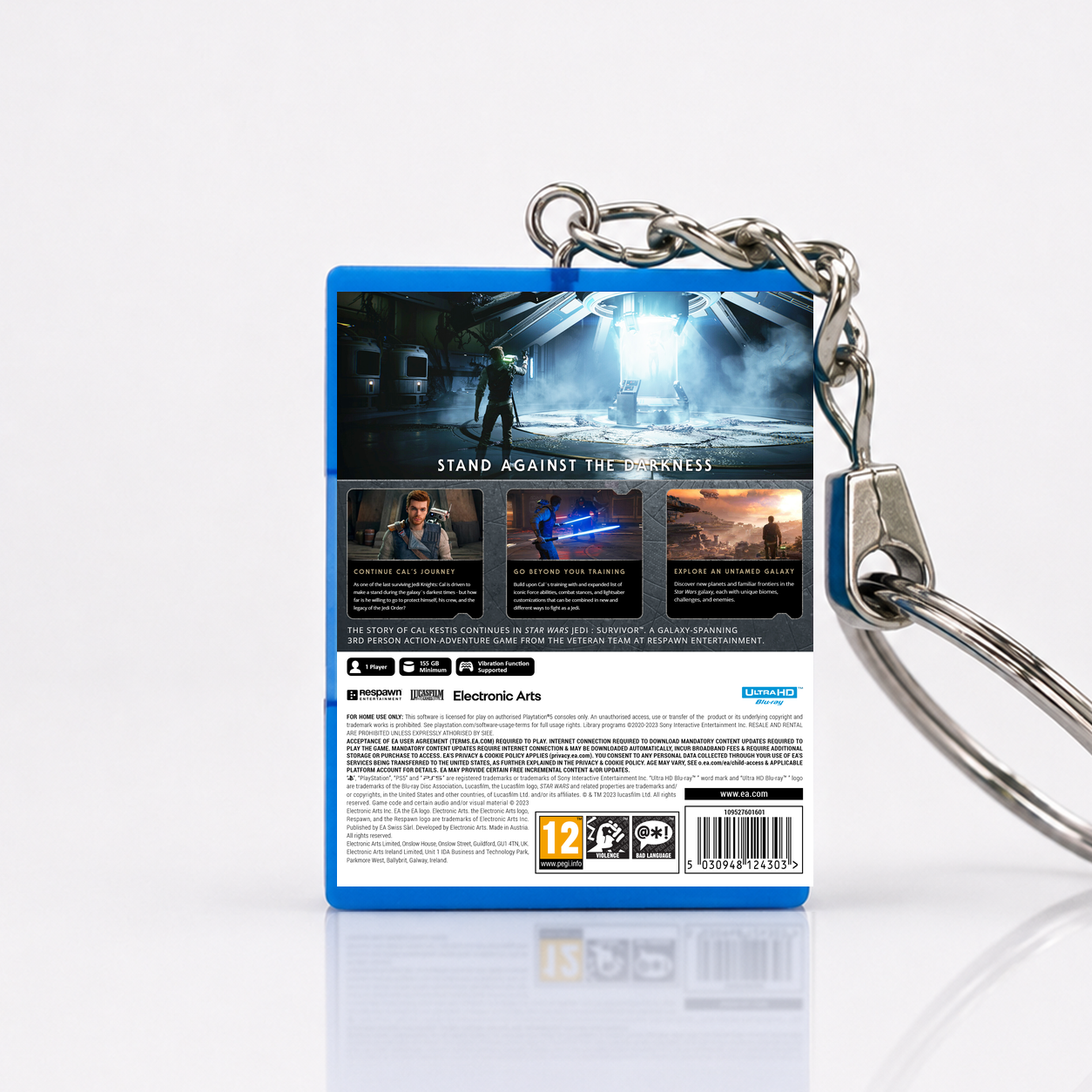 Star Wars Jedi: Survivor - PS5 Miniatur Spielhülle Schlüsselanhänger