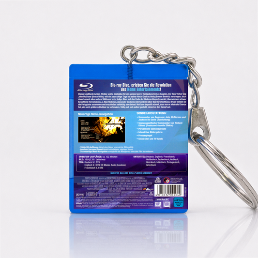 Die Hard - Movie Miniature Blu-Ray Case Keychain