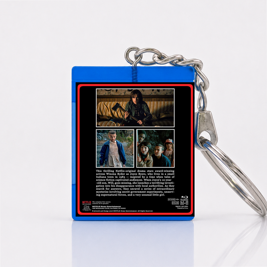 Stranger Things - Series Miniature Blu-Ray Case Keychain