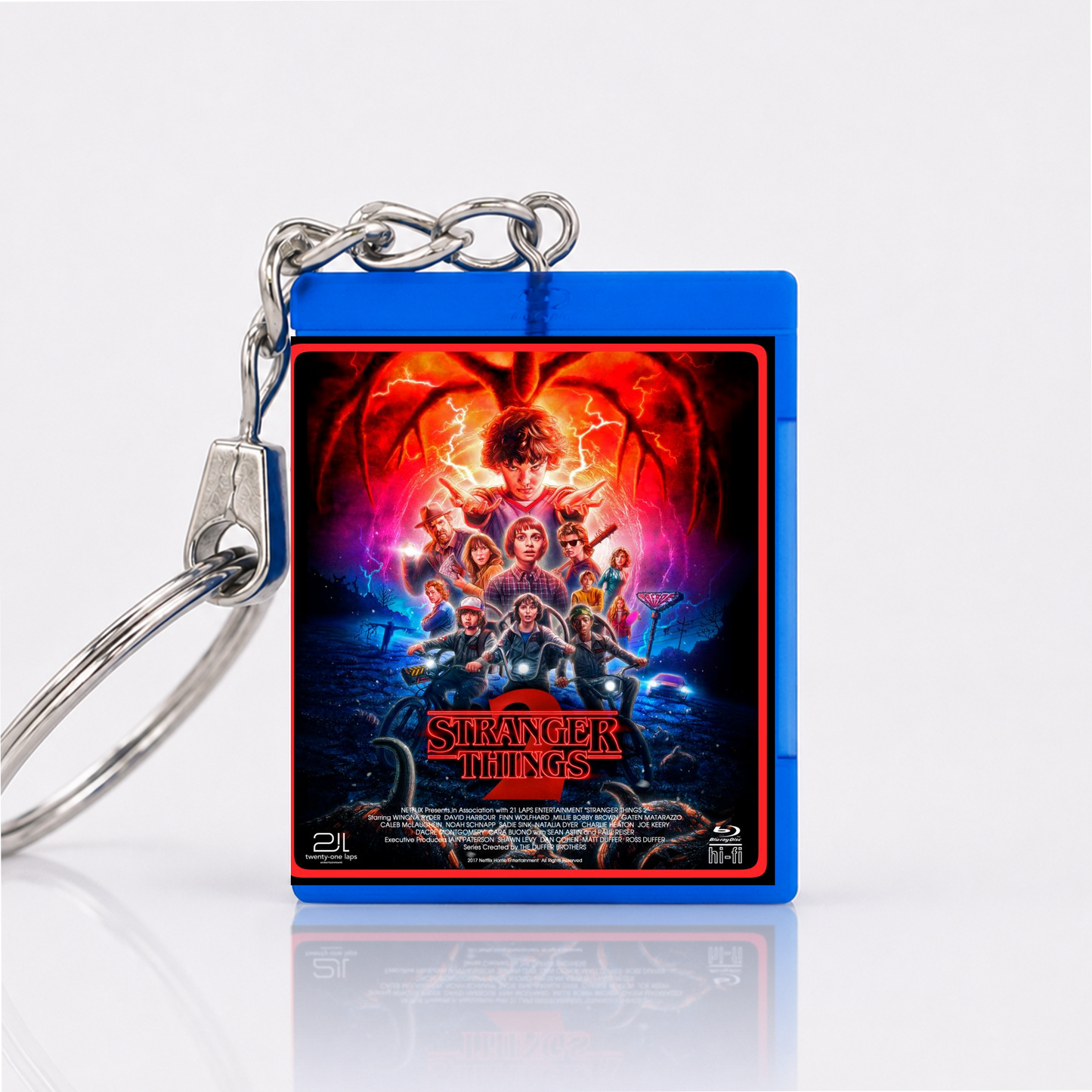 Stranger Things - Series Miniature Blu-Ray Case Keychain