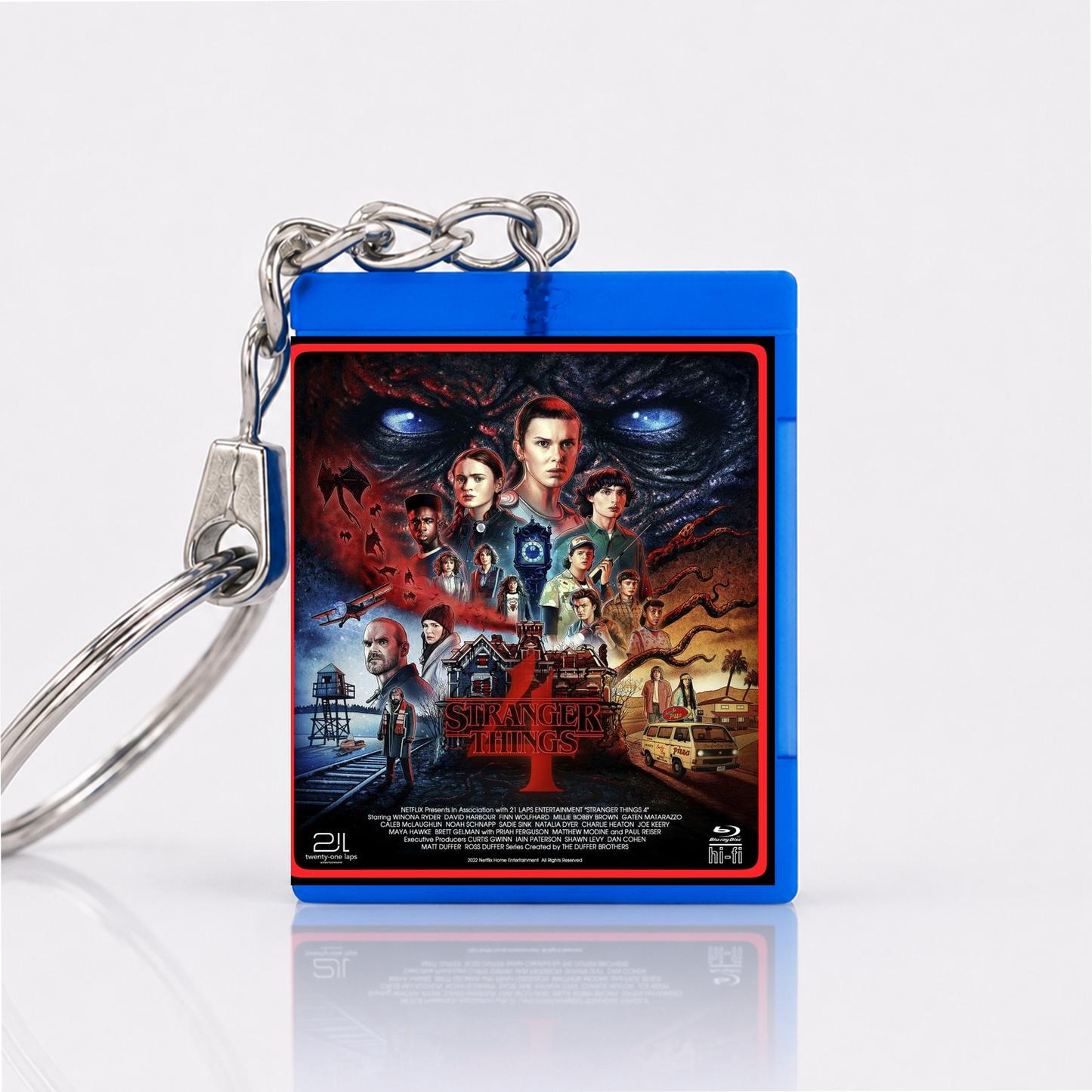 Stranger Things - Series Miniature Blu-Ray Case Keychain