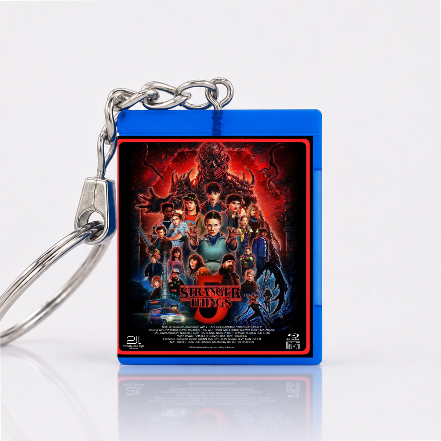 Stranger Things - Series Miniature Blu-Ray Case Keychain