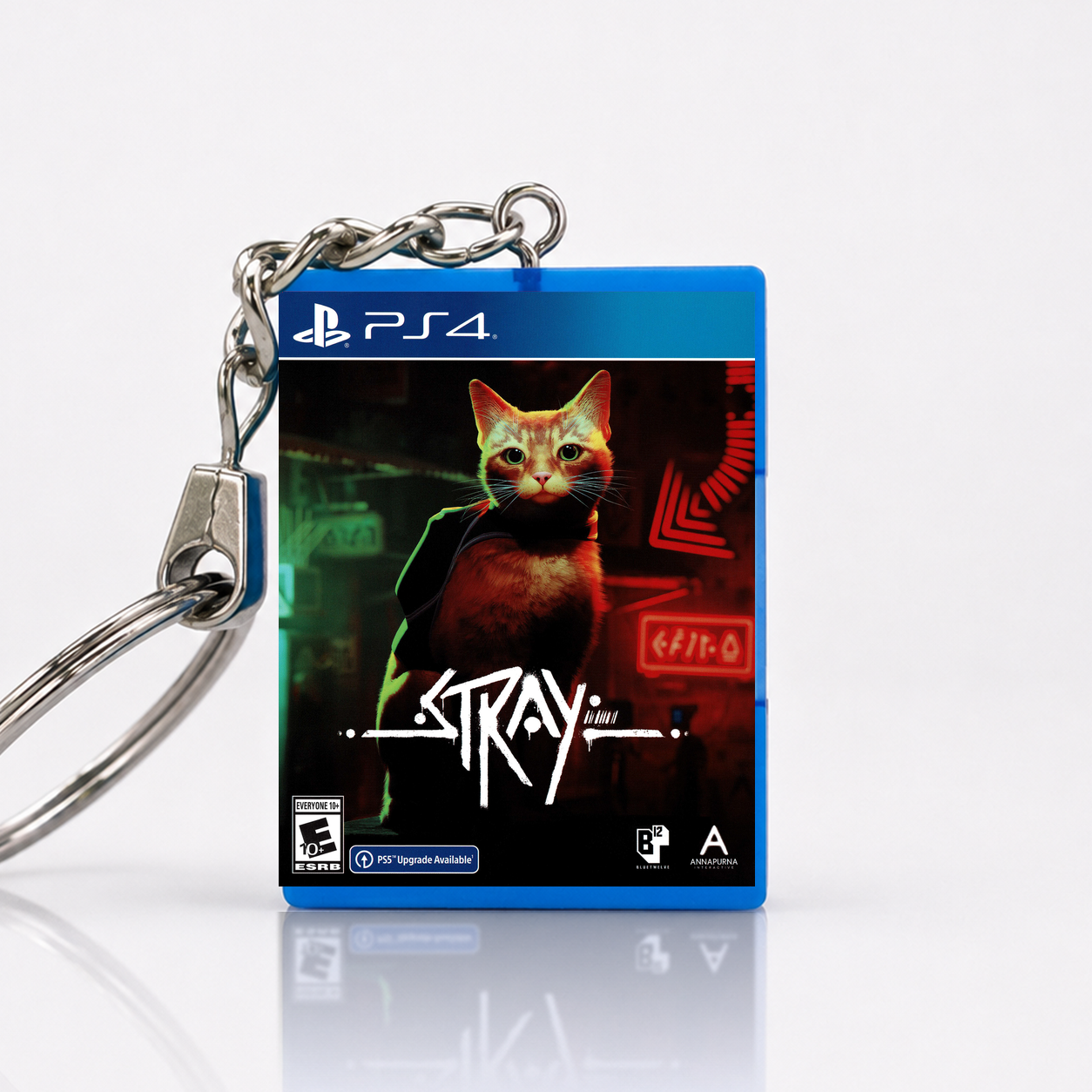 Stray - PS4 Miniature Game Case Keychain