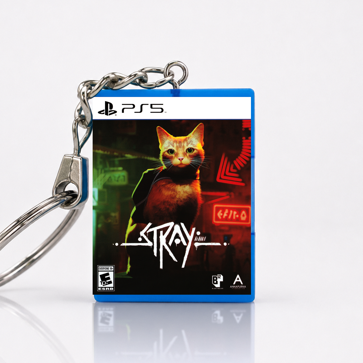 Stray - PS5 Miniatur Spielhülle Schlüsselanhänger