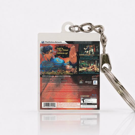 Street Fighter IV - PS3 Miniatur Spielhülle Schlüsselanhänger