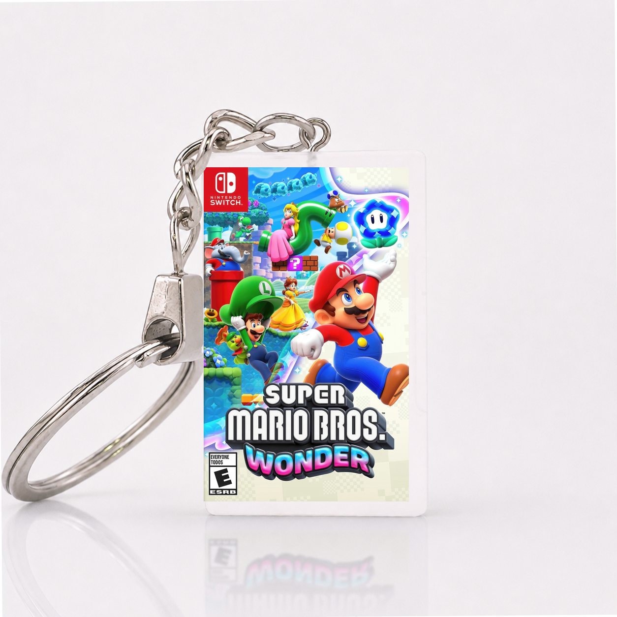 Super Mario Bros. Wonder - Switch Miniature Game Case Keychain