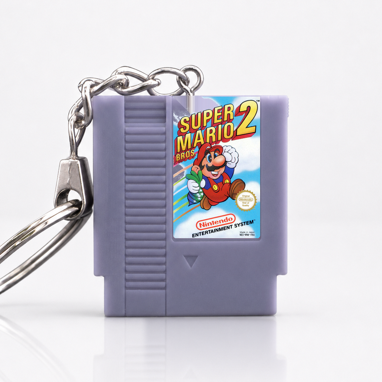 Super Mario Bros. 2 - NES Miniature Cartridge Keychain