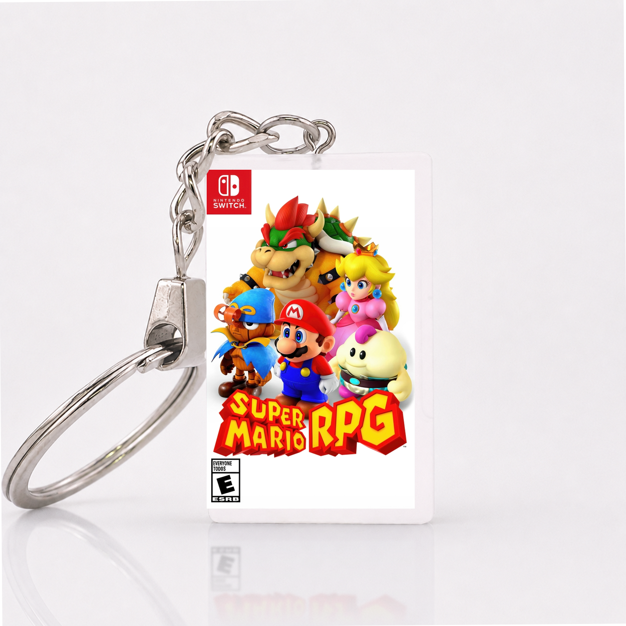 Super Mario RPG - Switch Miniatur Spielhülle Schlüsselanhänger