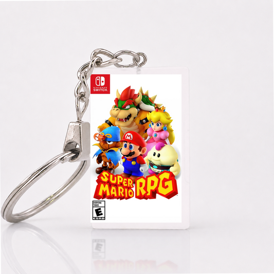 Super Mario RPG - Switch Miniatur Spielhülle Schlüsselanhänger