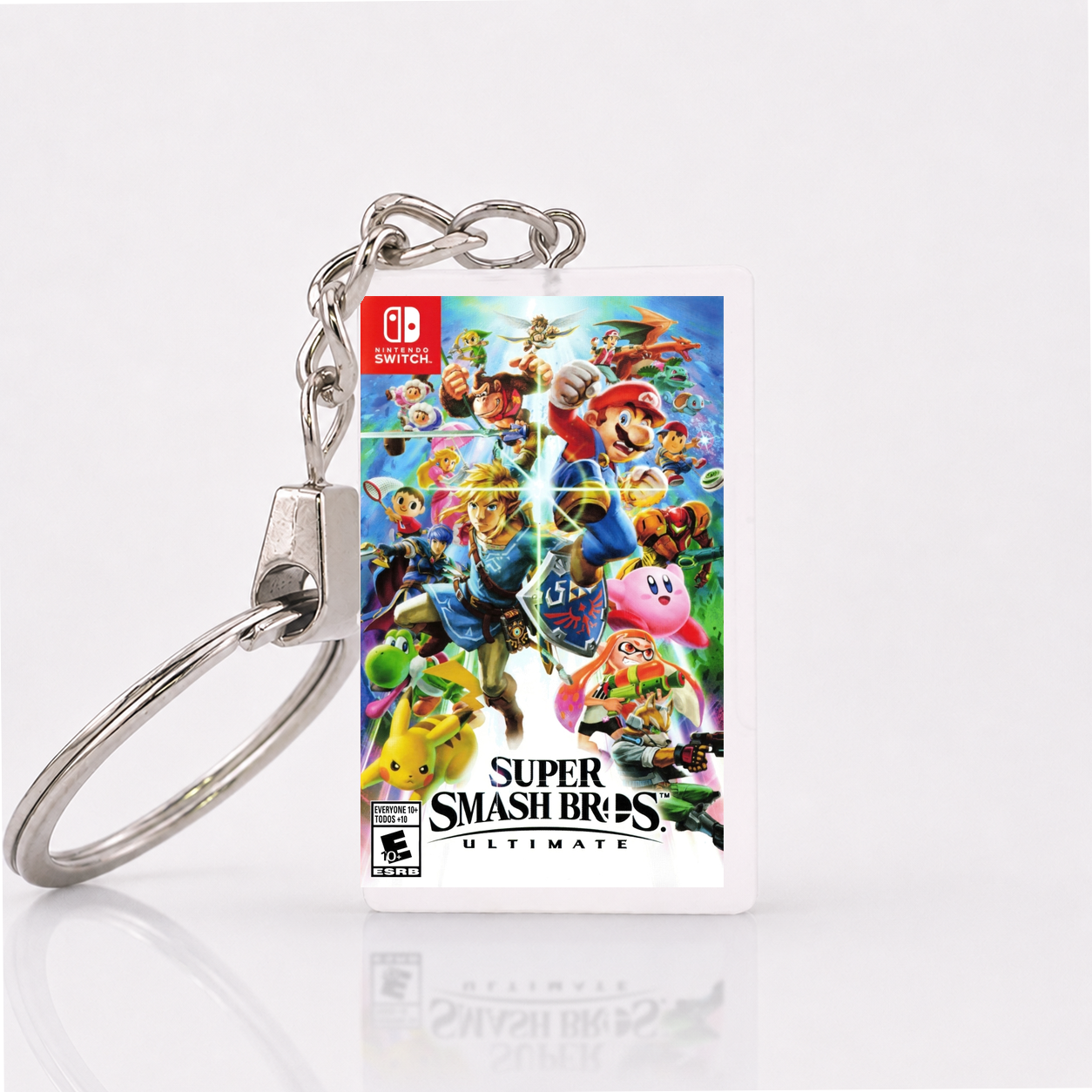 Super Smash Bros: Ultimate - Switch Miniature Game Case Keychain