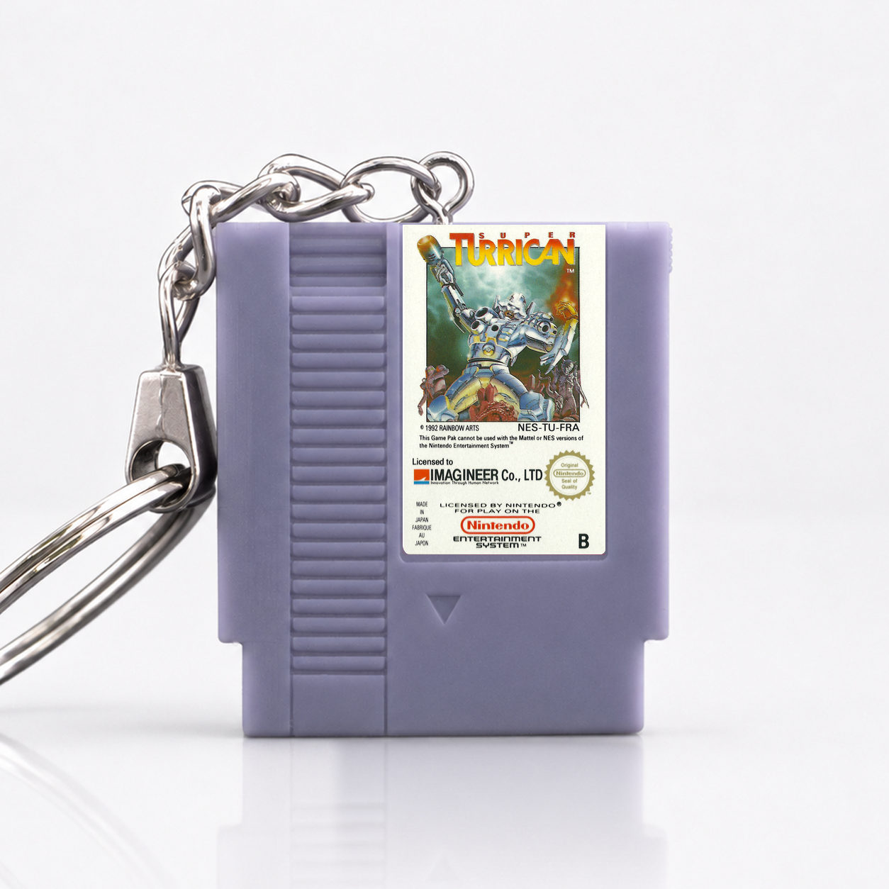 Super Turrican – NES Miniatur Spielmodul Schlüsselanhänger
