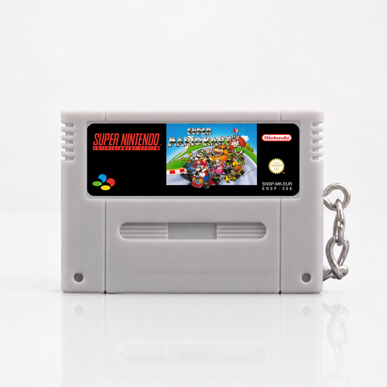 Super Mario Kart - SNES Miniatur Spielmodul Schlüsselanhänger