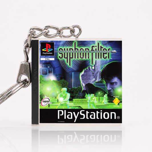 Syphon Filter - PS1 Miniatur Spielhülle Schlüsselanhänger