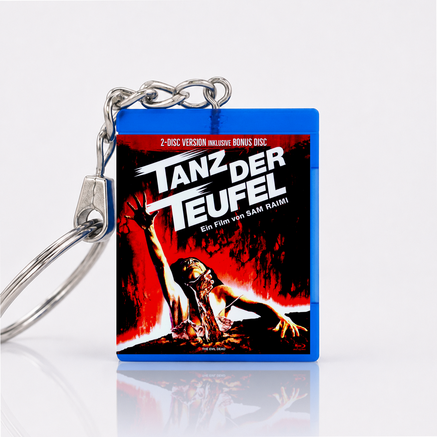 Tanz der Teufel - Film Miniatur Blu-Ray Hülle Schlüsselanhänger