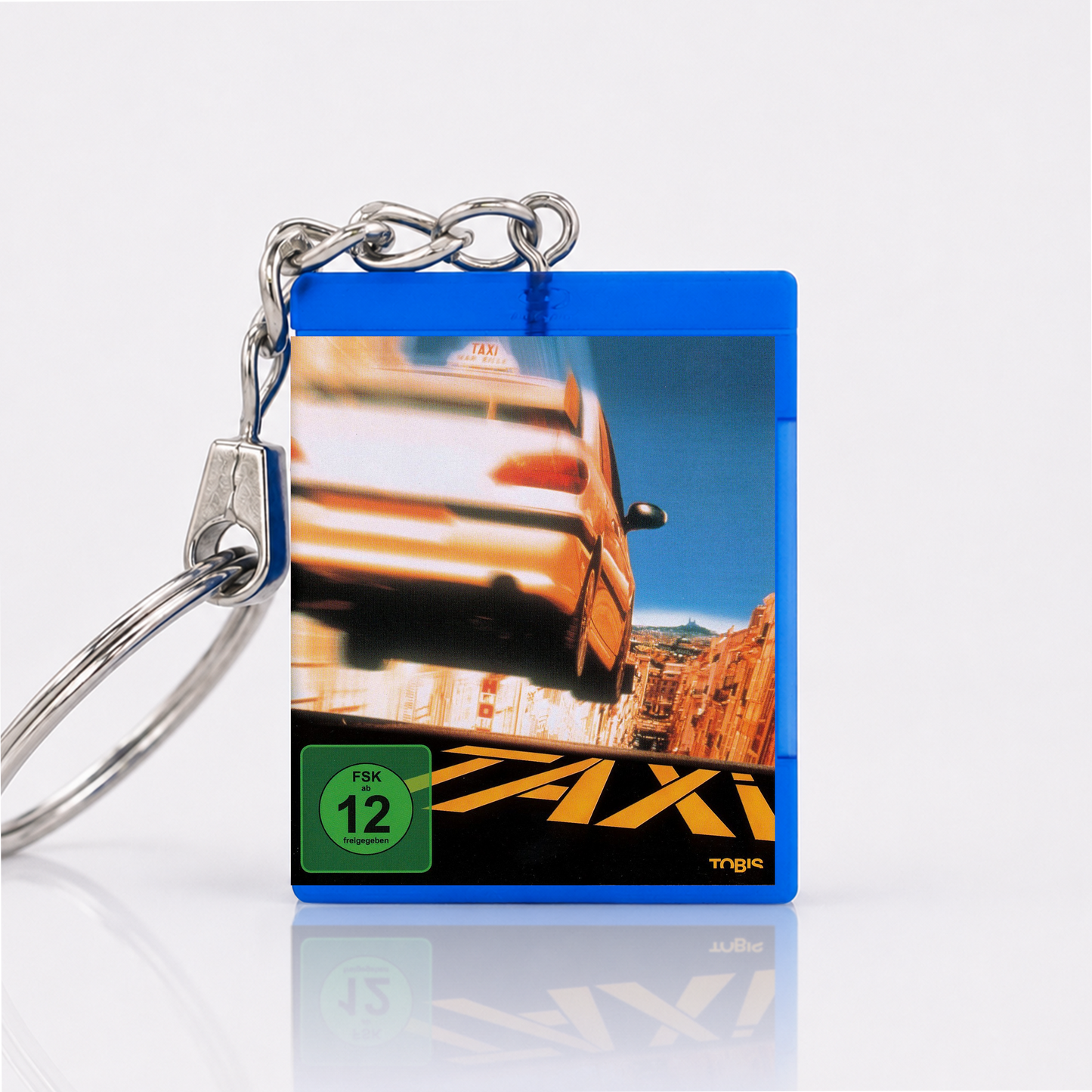 Taxi - Film Miniatur Blu-Ray Hülle Schlüsselanhänger