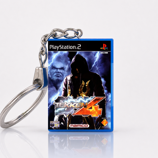 Tekken 4 - PS2 Miniatur Spielhülle Schlüsselanhänger
