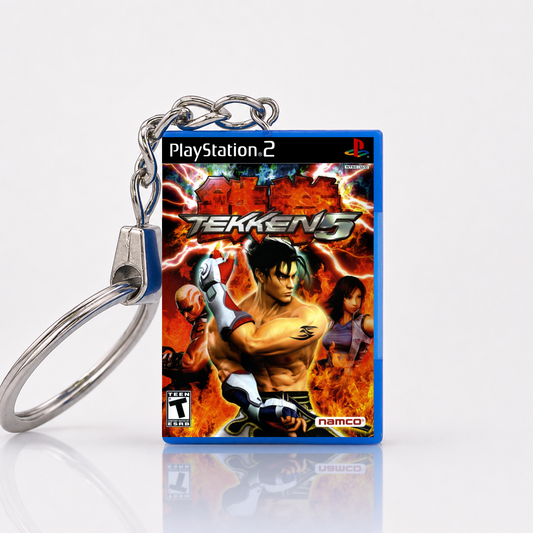 Tekken 5 - PS2 Miniatur Spielhülle Schlüsselanhänger