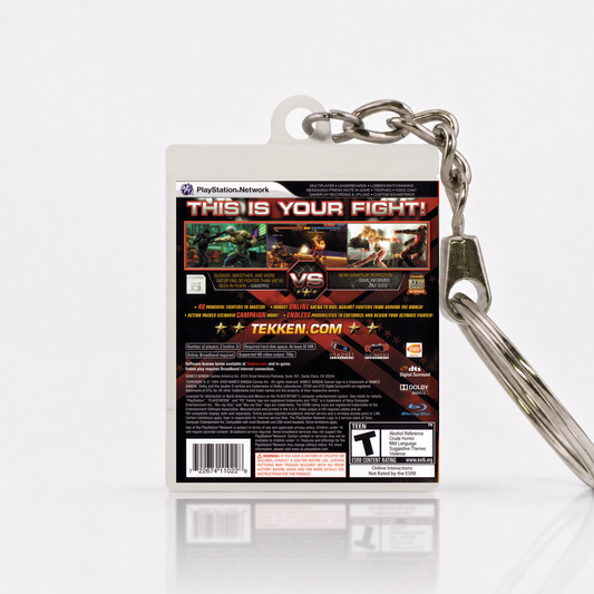 Tekken 6 - PS3 Miniatur Spielhülle Schlüsselanhänger